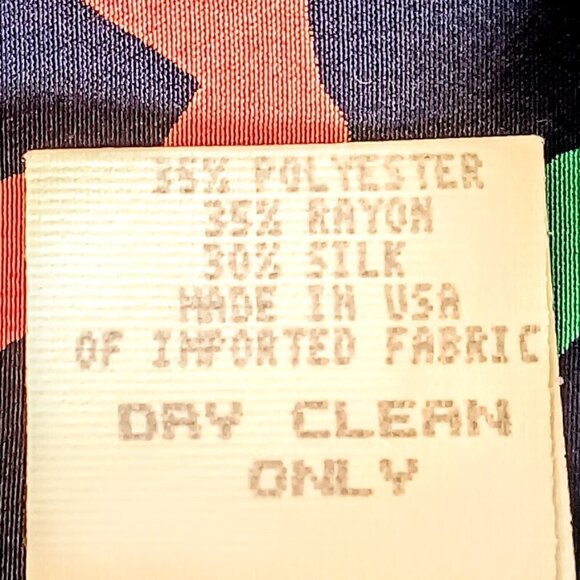 Canvasbacks Lutton & Horsfield Multicolor Abstract Patchwork Silk Cardigan - Picture 7 of 7